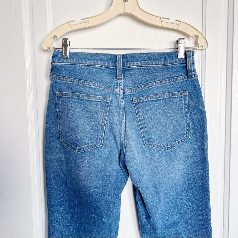 J Crew • 9" Demi-Boot Crop Jean in Clyde wash blue medium flare ankle bootcut - Picture 10 of 11